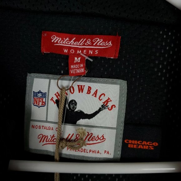 Mitchell & Ness Chicago Bears NFL Reflective Womens Jacket‎ M Medium Dk Grey NWT - Picture 6 of 9